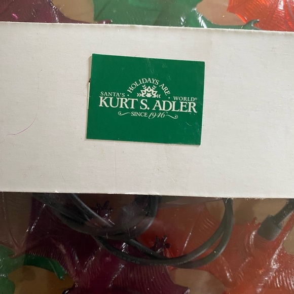 Kurt Adler UL 10 Orange Purple Green Bat Icicle String Halloween Light Set - Picture 7 of 9